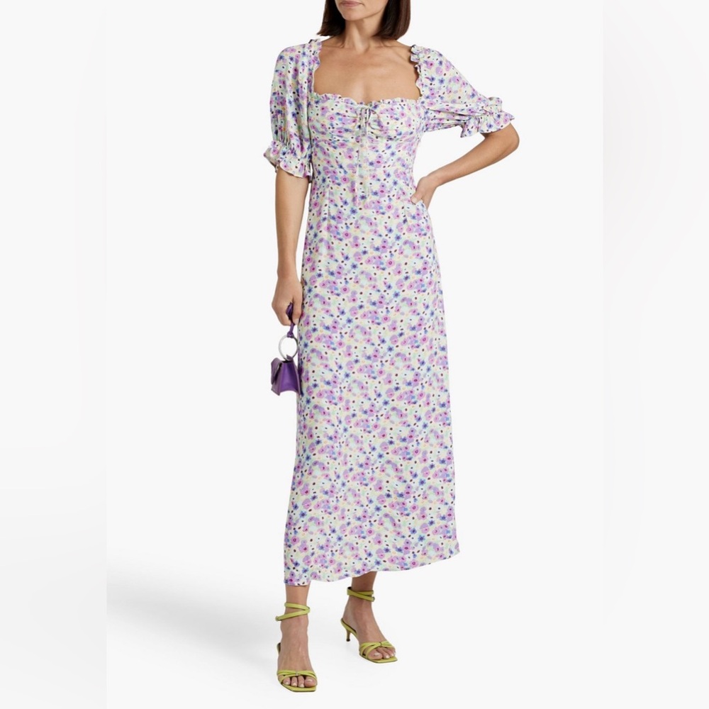 Rixo Montenegro floral midi dress - worn a couple times, in excellent condition!